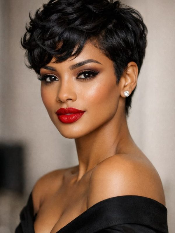 15+ Chic Bixie Cut Styles for Black Women Inspired by 90s Fashion  - LoungeAura